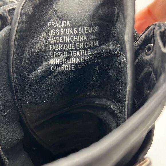 ‎JustFab Lace-Up Bootie Womens Boot-8.5 - Picture 3 of 6